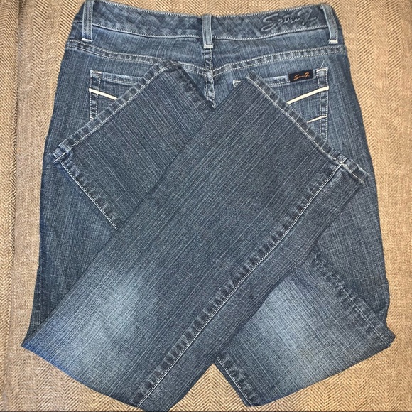 EUC Seven7 Flare Jeans Size 4. - Picture 3 of 9